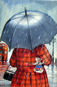 Katie Country Mouse Goes to London: Raining (Original)