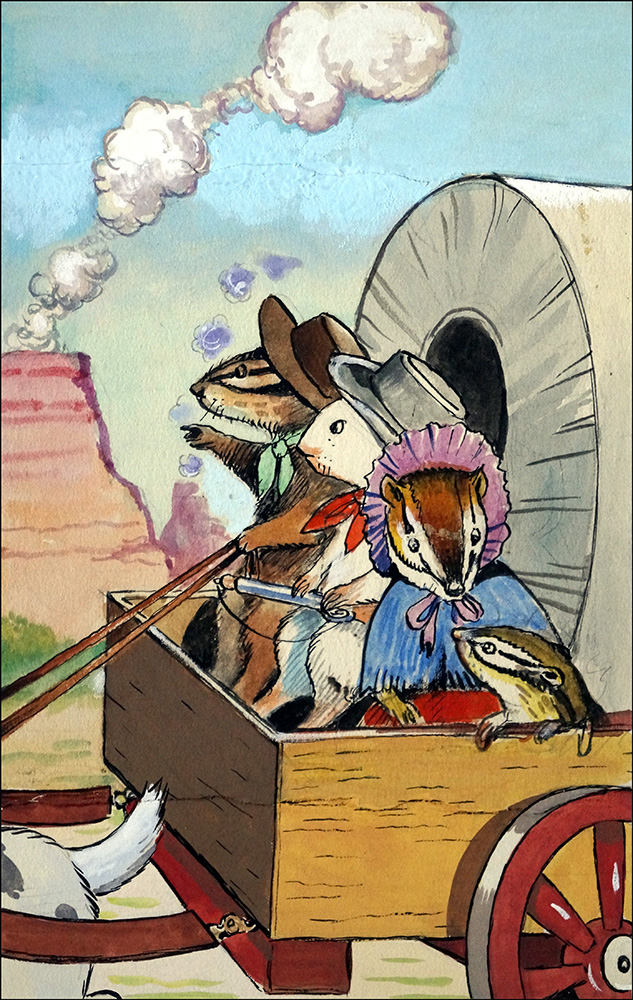 Gulliver Goes West 3 (Original) art by Gulliver Guinea-Pig (Mendoza) at The Illustration Art Gallery