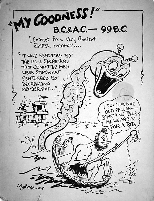 B.C. & A.C.  -  99 B.C. (Original) (Signed) by Mercer at The Illustration Art Gallery
