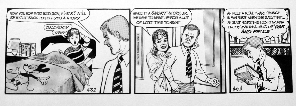 The Soapremes daily strip 432 (Original) (Signed) art by Bill Mevin Art at The Illustration Art Gallery