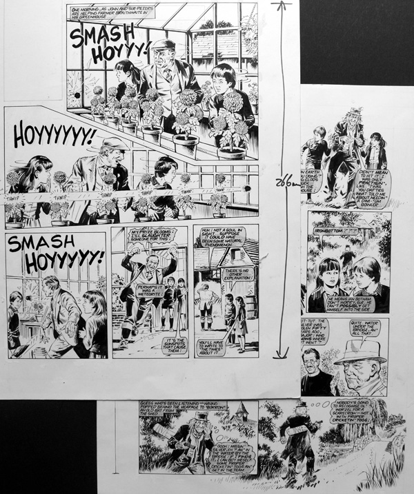 Worzel Gummidge - Iron Bottom (TWO pages) (Originals) by Worzel Gummidge (Barrie Mitchell) Art at The Illustration Art Gallery