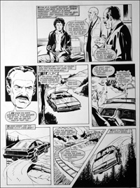 Knight Rider - Memory Loss (TWO pages) art by Barrie Mitchell