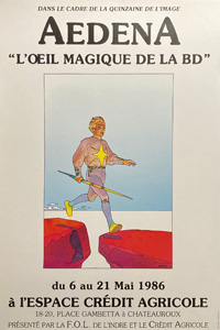 Aedena - The Magic Eye Poster art by Moebius (Jean Giraud)
