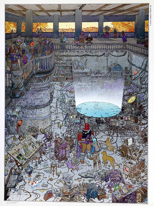 The Street 2 (Limited Edition Print) by Moebius (Jean Giraud) Art at The Illustration Art Gallery