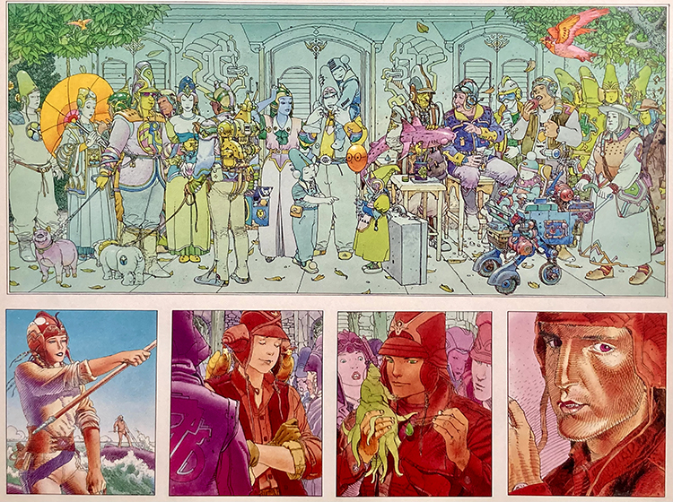 The Street 4 (Limited Edition Print) by Moebius (Jean Giraud) Art at The Illustration Art Gallery