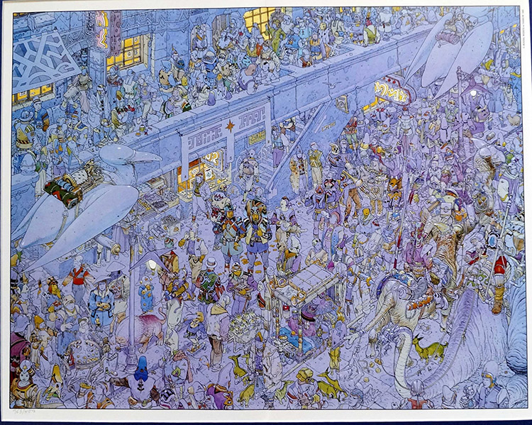 The Street 6 (Limited Edition Print) by Moebius (Jean Giraud) Art at The Illustration Art Gallery