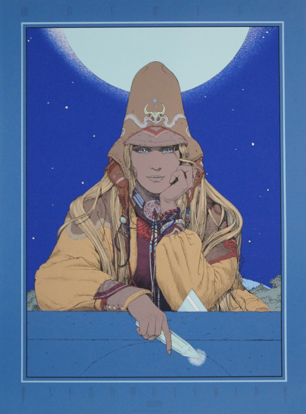 Starwatcher IV - Serigraphy (Print) by Moebius (Jean Giraud) Art at The Illustration Art Gallery