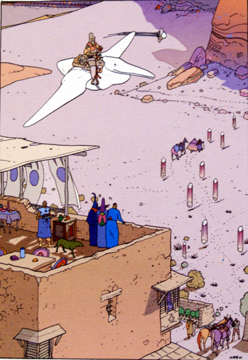 Flight (Limited Edition Print) by Moebius (Jean Giraud) Art at The Illustration Art Gallery