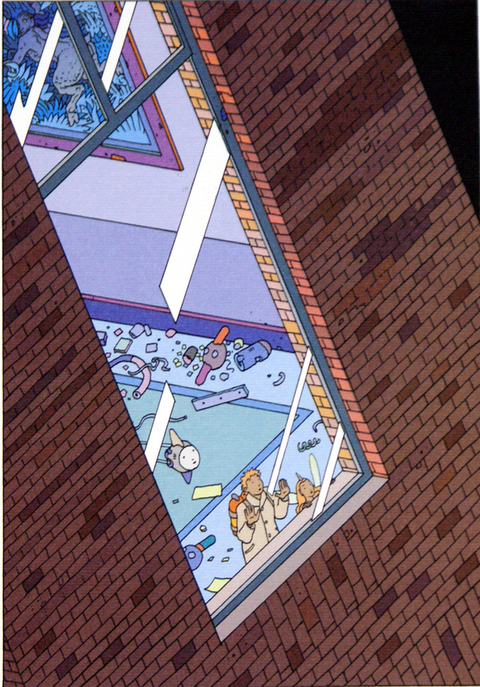 The Window art by Classic Moebius at The Illustration Art Gallery