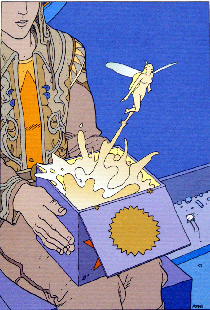 Fairy art by Classic Moebius at The Illustration Art Gallery