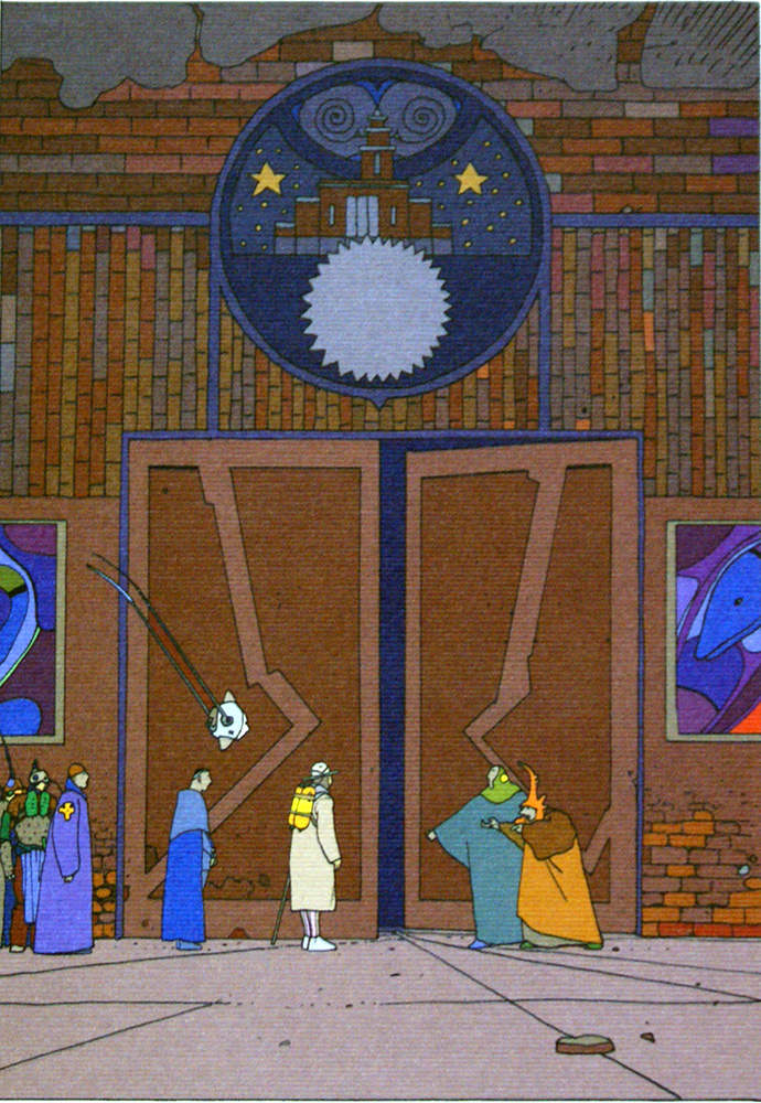 The Doorway (Limited Edition Print) art by Moebius (Jean Giraud) Art at The Illustration Art Gallery