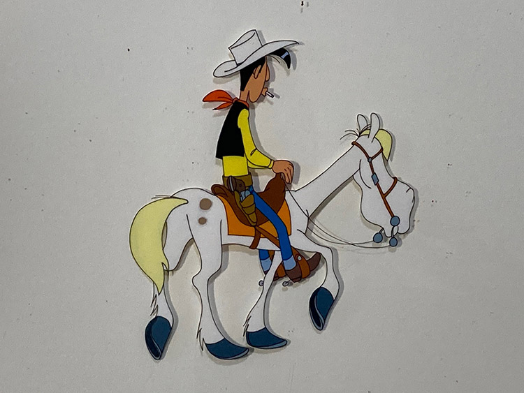 Lucky Luke in Daisy Town (Original) (Signed) by Lucky Luke at The Illustration Art Gallery