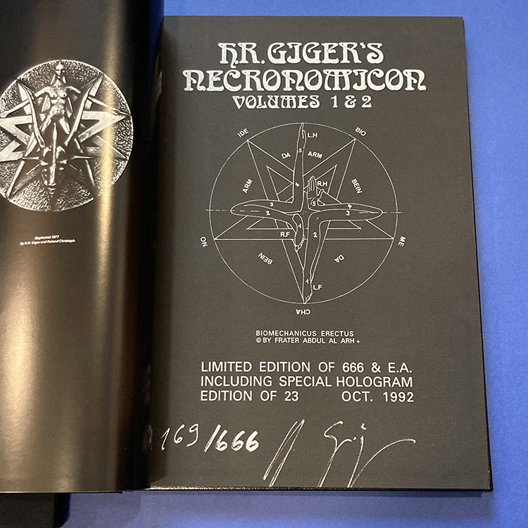 Signed Numbered Title page (click for bigger picture)