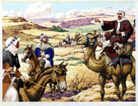 Biblical Camel scene (Original)