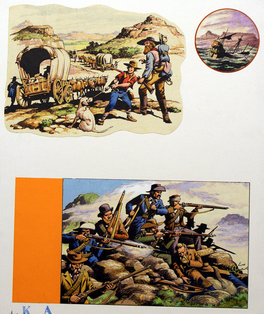 The South Africa Story 2 (Original) art by Patrick Nicolle Art at The Illustration Art Gallery