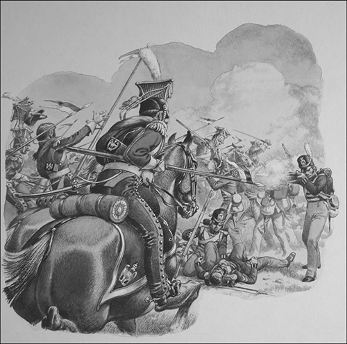 Legends of the Lancers (Original) by Military Conflict (Pat Nicolle) at The Illustration Art Gallery