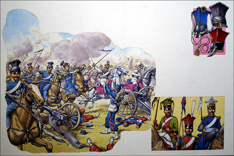 Warriors of the World - The Uhlans (Original) by Military Conflict (Pat Nicolle) at The Illustration Art Gallery