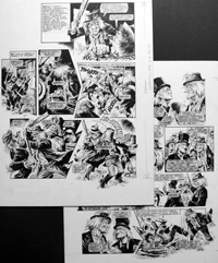 Worzel Gummidge - Sunshine's Downfall (TWO pages) art by Mike Noble
