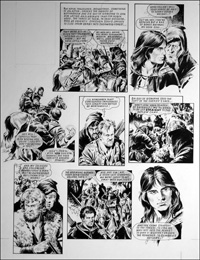 Robin of Sherwood: My Lord Menancorde (TWO pages) (Originals)