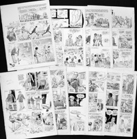 Doctor On The Go - The Plaster-Cast Derby (TEN pages) art by Harry North