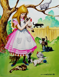 11 Kittens for Goldie (Original) (Signed)