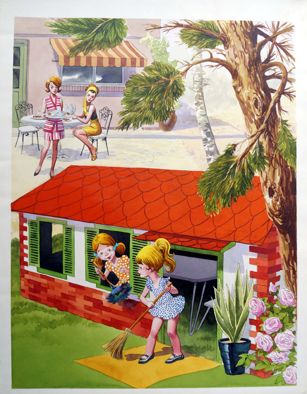 Wendy House (Original) by Jose Ortiz at The Illustration Art Gallery