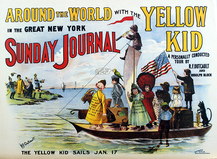 Around the World with the Yellow Kid by R F Outcault at the Illustration  Art Gallery