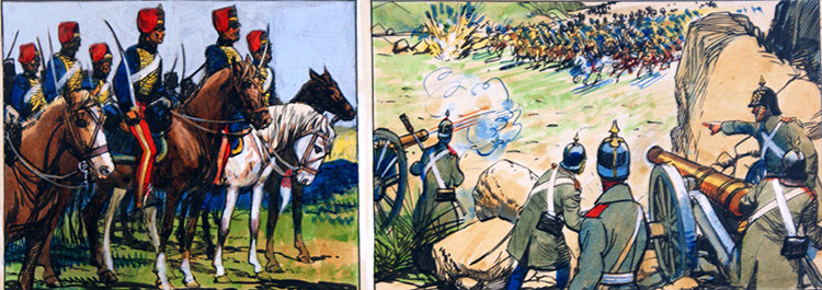 Black Beauty - On My Command! (TWO panels) (Originals) by Black Beauty (Parker) at The Illustration Art Gallery