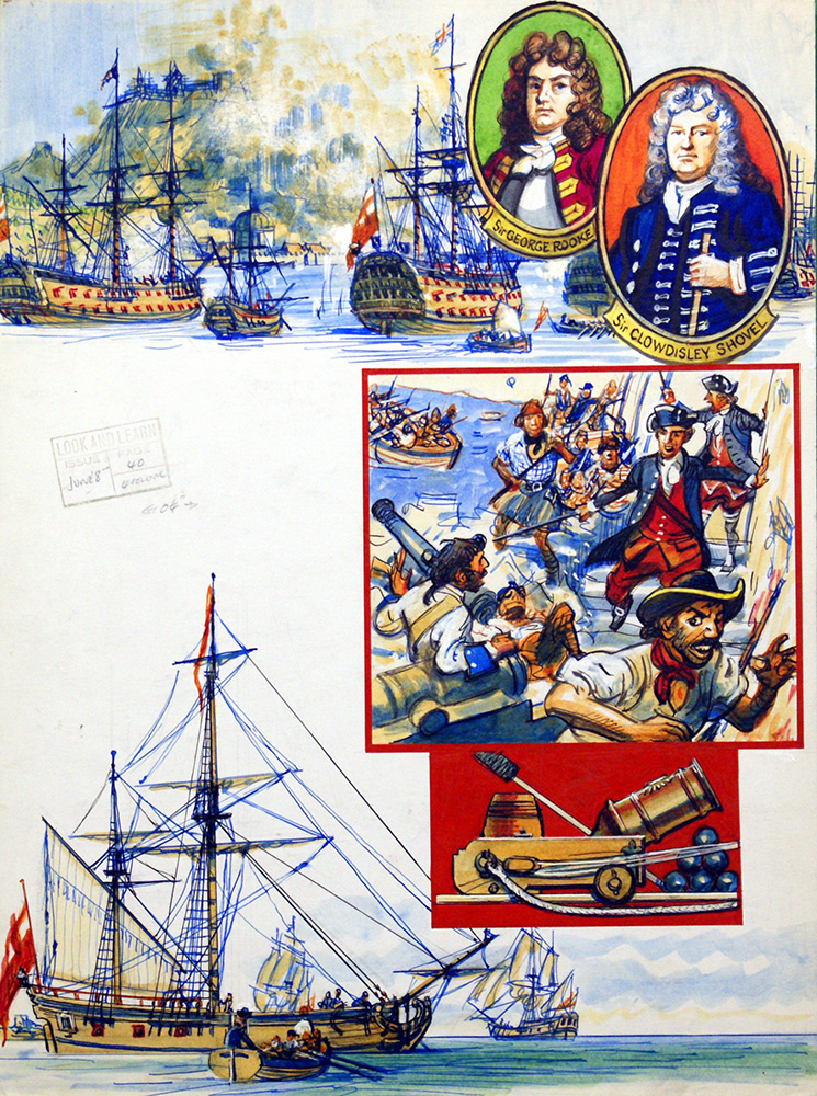 Capturing Gibraltar (Original) art by Eric Parker Art at The Illustration Art Gallery