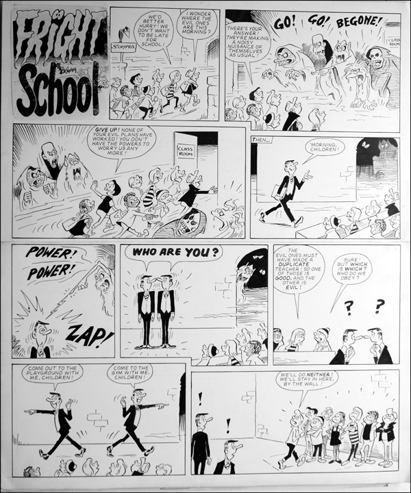 Fright School - Who Are You (Original) by Fright School (Parlett) at The Illustration Art Gallery