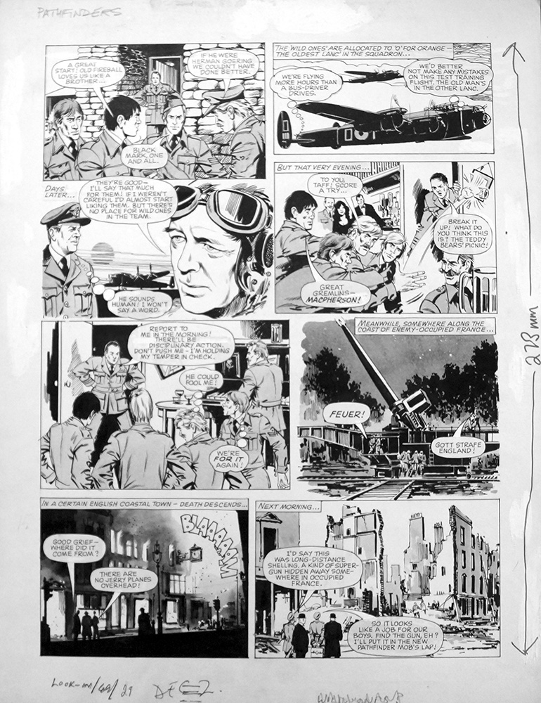 Pathfinders comic strip art page 3 (Original) art by Alan Parry Art at The Illustration Art Gallery