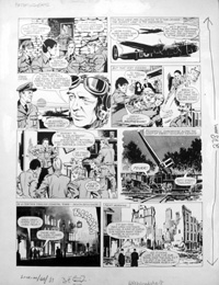 Pathfinders comic strip art page 3  Alan Parry