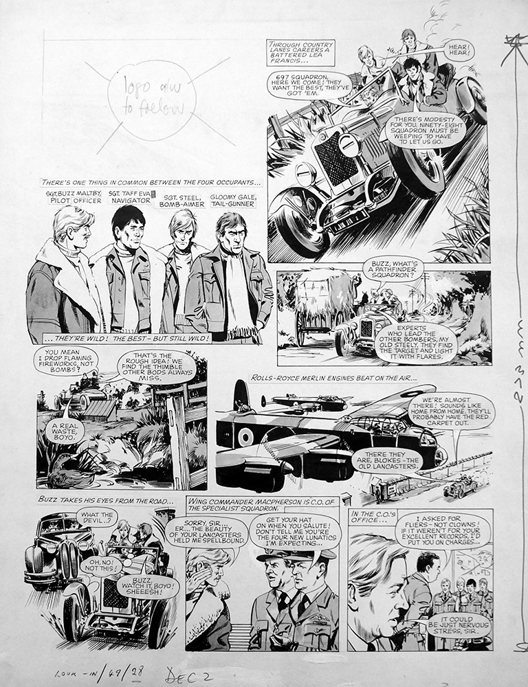 Pathfinders comic strip art page 4 (Original) art by Alan Parry Art at The Illustration Art Gallery