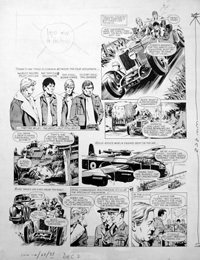 Pathfinders comic strip art page 4  Alan Parry