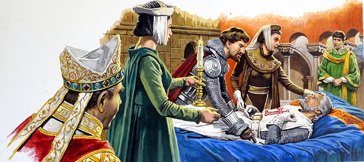 Myths and Legends: The Story of El Cid (Original) (Signed) by Roger Payne Art at The Illustration Art Gallery