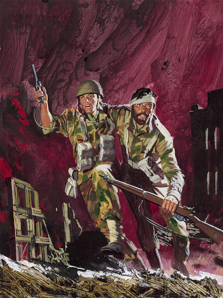 War Picture Library cover #535  'Zone of Conflict' (Original) art by Jordi Penalva Art at The Illustration Art Gallery