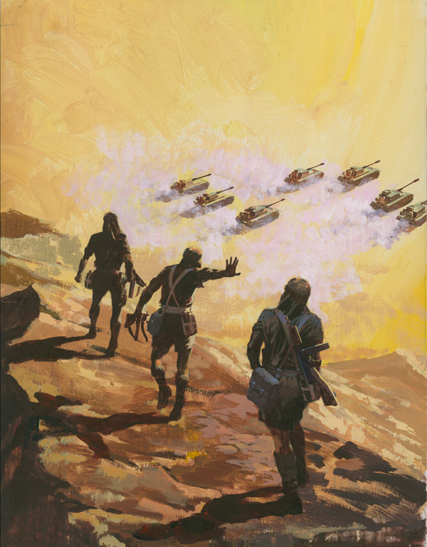War Picture Library cover #542  'Operation Swindle' (Original) by Jordi Penalva at The Illustration Art Gallery