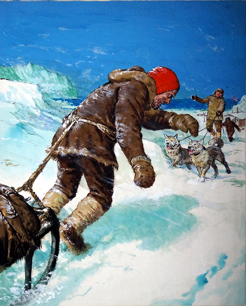 Horror in the Arctic (Original) art by Ken Petts Art at The Illustration Art Gallery