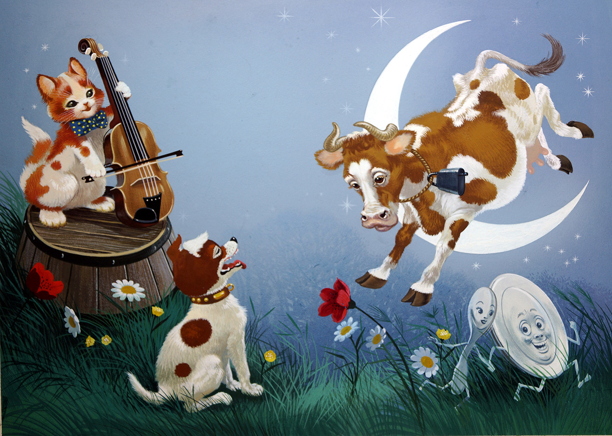 The Cow Jumped Over the Moon (Original) by Nursery (William Francis Phillip...