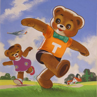 Teddy Bear: Flying (Original)