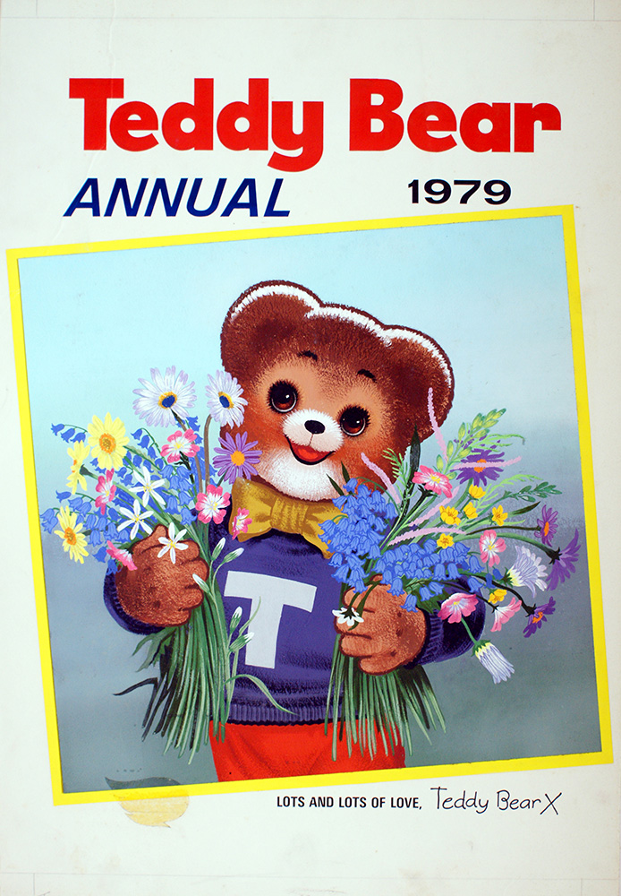 Teddy Bear Annual 1979 cover (Original) art by Teddy Bear (William Francis Phillipps) at The Illustration Art Gallery