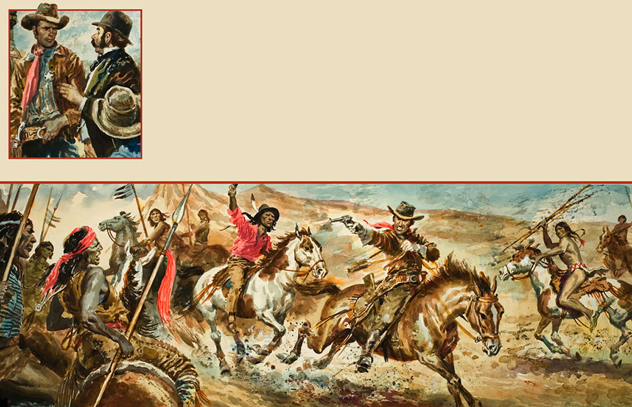 Texas Ranger (Original) art by Edwin Phillips Art at The Illustration Art Gallery