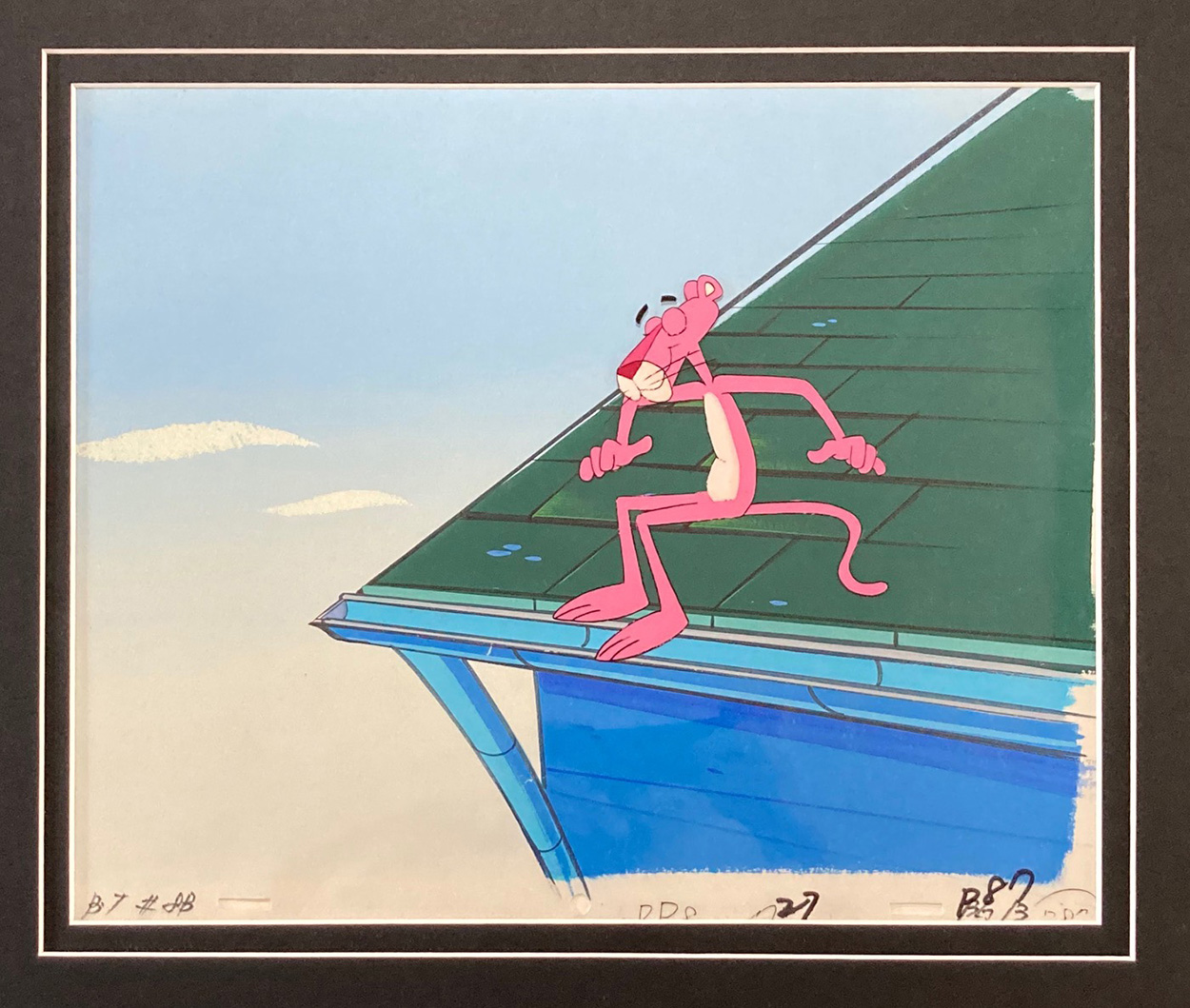 Son of the Pink Panther Animation Drawings Group of 2 (MGM