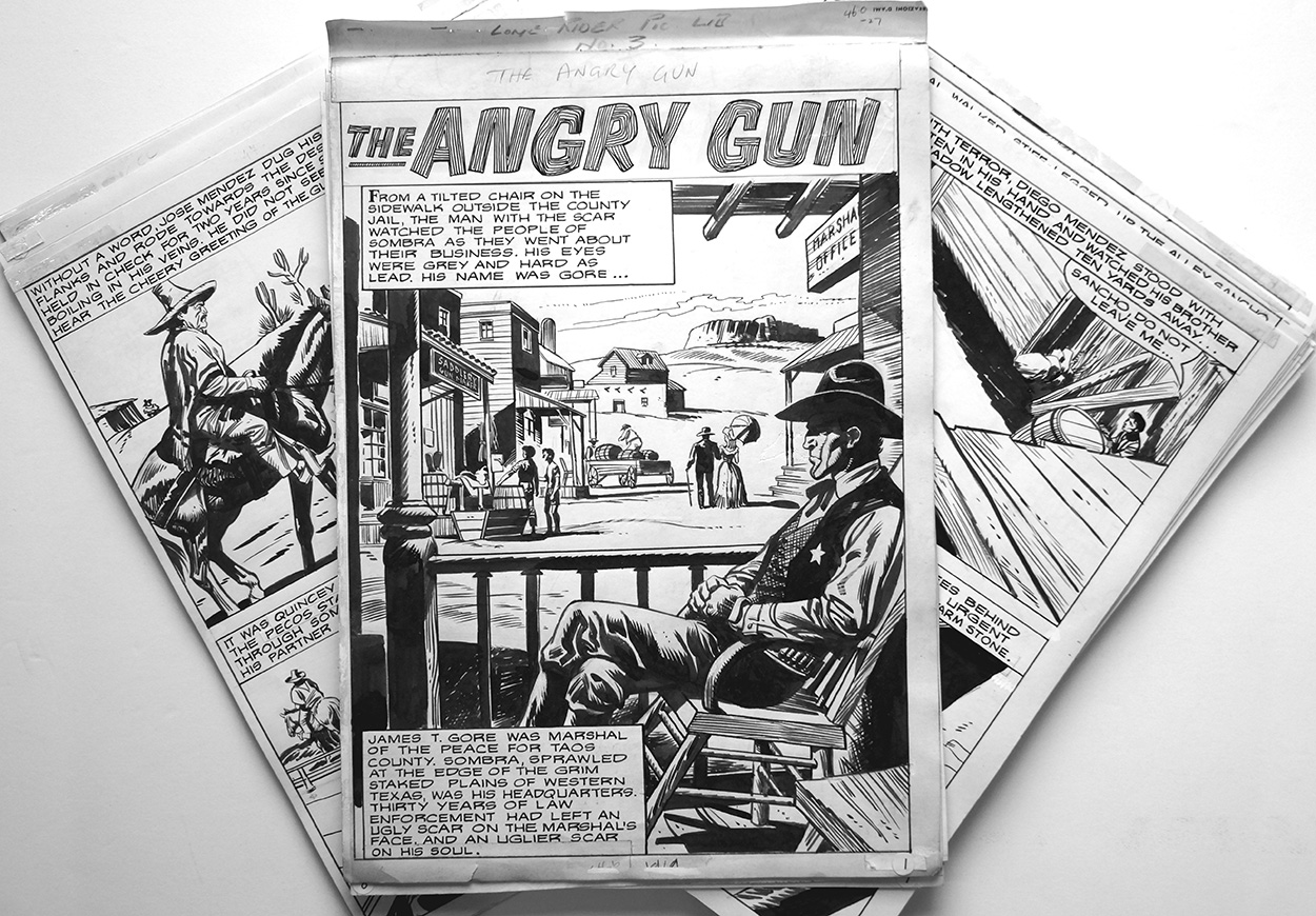 The Angry Gun - COMPLETE 64 Page Story (Originals) art by Renato Polese at The Illustration Art Gallery