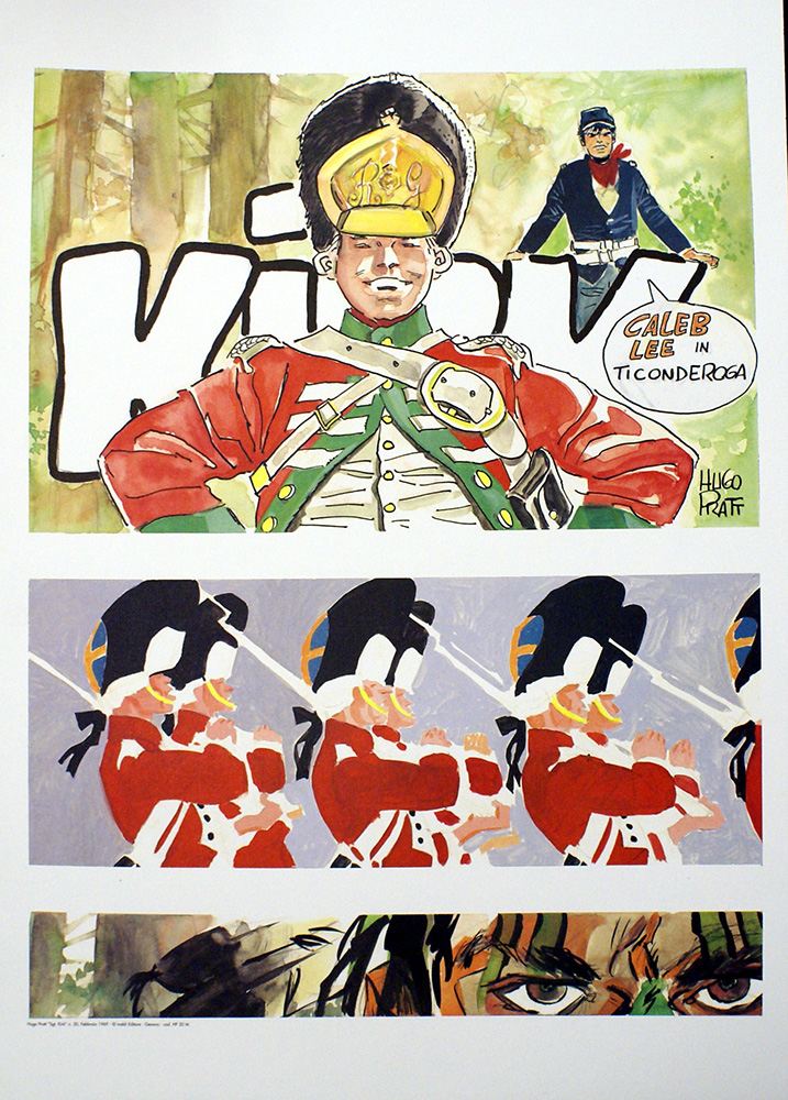 Sgt Kirk 2 (Print) art by Hugo Pratt Art at The Illustration Art Gallery