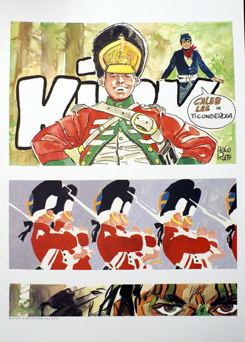 Sgt Kirk 2 (Print) by Hugo Pratt at The Illustration Art Gallery