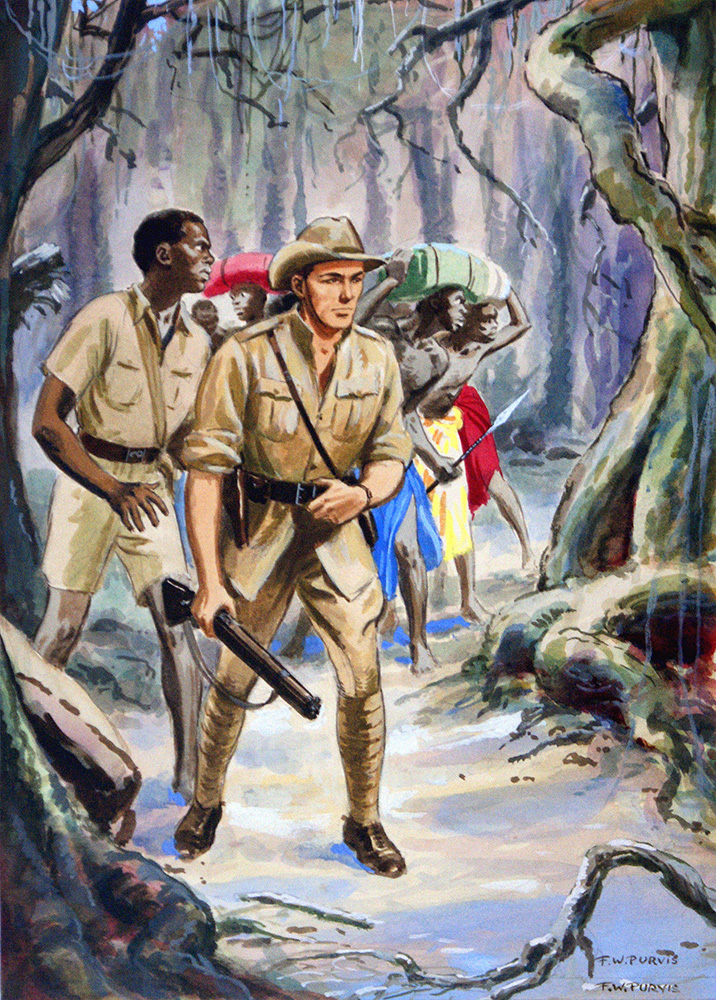 Dauntless Jock Expedition (Original) (Signed) art by F W Purvis Art at The Illustration Art Gallery