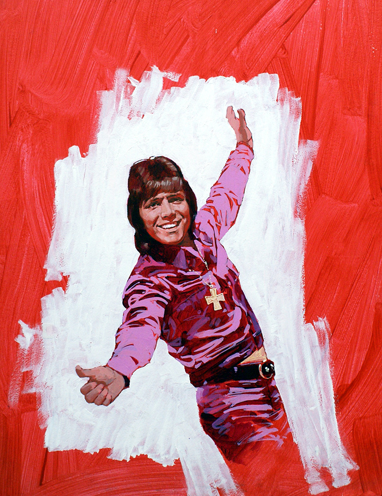 Cliff Richard Lookin cover art (Original) art by Arnaldo Putzu at The Illustration Art Gallery
