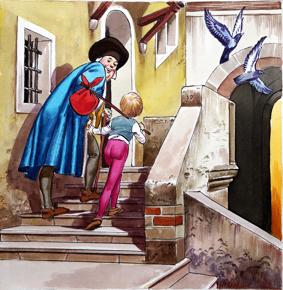 Dick Whittington: 10 Welcome to my Home (Original) art by Dick Whittington (Quinto) at The Illustration Art Gallery