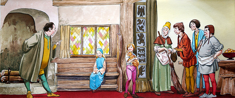 Dick Whittington: 17 Introducing the New Boy (Original) by Dick Whittington (Quinto) at The Illustration Art Gallery